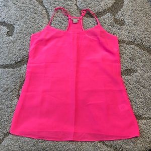 J.Crew pink sleeveless blouse